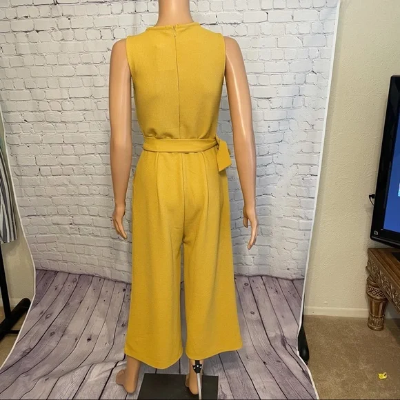 Romeo & Juliet Couture Yellow Jumpsuit - Picture 6 of 13